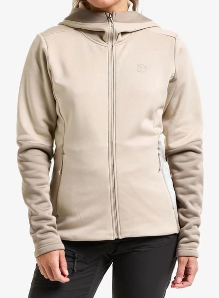 Bluza rozpinana damska Didriksons Anneli Fullzip 3. Brązowe bluzy z kapturem damskie Didriksons, l, z elastanu. Za 388.25 zł.