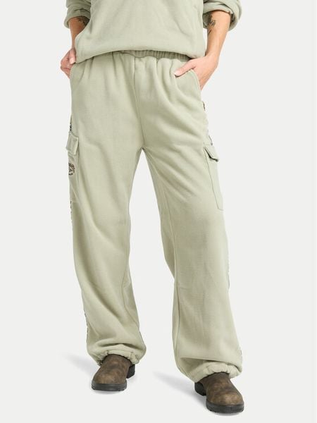 Billabong Spodnie dresowe Winter Camp EBJFB03001 Zielony Loose Fit. Zielone spodnie dresowe damskie Billabong, m, bez wzorów, z dresówki. Za 194.99 zł.
