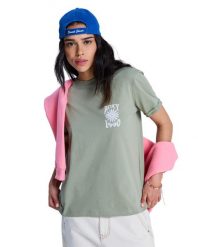 Koszulka z krótkim rękawem dla Kobiety OCEANREGULAR Zielony. Zielone t-shirty damskie Roxy, m, bez wzorów, z bawełny, bez kołnierzyka. Za 109.99 zł.
