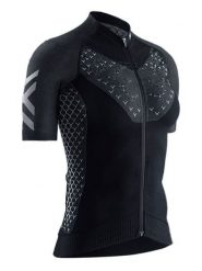 X-Bionic Koszulka kolarska w kolorze czarnym rozmiar: XL. Czarne bluzki sportowe damskie X BIONIC, xl, bez wzorów, z materiału, bez ramiączek. Za 347.81 zł.