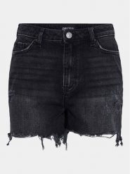 Pieces Szorty jeansowe Summer 17146748 Czarny Regular Fit. Czarne szorty damskie Pieces, bez wzorów, z bawełny. Za 99.99 zł.