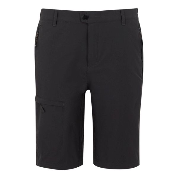 Męskie Spodenki Do Chodzenia Highton II O Długiej Długości. Szare szorty męskie Regatta, z elastanu, bez kołnierzyka. Za 302.99 zł.
