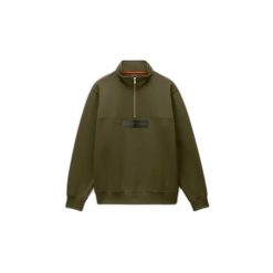 Bluza z zamkiem 1/2 Napapijri Box. Zielone bluzy bez kaptura męskie Napapijri, m, z materiału. Za 354.00 zł.