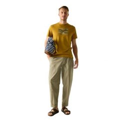 T-shirt Męski Krajobraz Breezed. Zielone t-shirty męskie Regatta, l, bez wzorów, z bawełny, bez kołnierzyka. Za 77.99 zł.