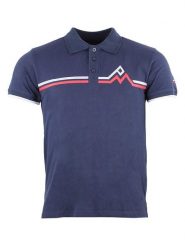 Peak Mountain Koszulka polo w kolorze granatowym rozmiar: XXL. Niebieskie koszulki polo męskie Peak Mountain, xxl, bez wzorów, z bawełny, bez ramiączek. Za 109.95 zł.