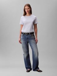 Calvin Klein Jeans Koszulka - 2-pak Kobiety Bawełna niebieski|czarny, XS. Czarne t-shirty damskie Calvin Klein Jeans, xs, bez wzorów, z bawełny, bez kołnierzyka. Za 169.95 zł.