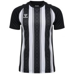 Koszulka Hummel Match striped. Białe t-shirty sportowe męskie HUMMEL, bez ramiączek, do piłki nożnej. Za 191.00 zł.