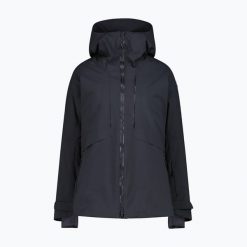 Kurtka narciarska damska CMP 34W4006. Czarne kurtki damskie CMP, bez wzorów, bez kaptura, narciarskie. Za 559.99 zł.
