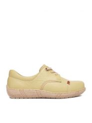 Go Soft Półbuty CEO-WI23-COMFORT-01 Żółty. Żółte półbuty damskie GO SOFT, bez wzorów, ze skóry, bez obcasa, na płaskiej podeszwie. Za 219.99 zł.