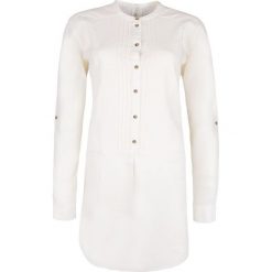 Tunika Pepe Jeans Gina Cream. Tuniki damskie Pepe Jeans, na lato, bez wzorów, z jeansu, bez kołnierzyka, bez ramiączek. Za 99.00 zł.