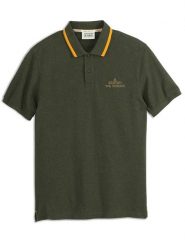 Scotch & Soda Koszulka polo w kolorze khaki rozmiar: M. Brązowe koszulki polo męskie Scotch & Soda, m, bez wzorów, z bawełny, bez ramiączek. Za 83.42 zł.