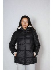 Steve Madden Kurtka zimowa w kolorze czarnym rozmiar: L. Czarne kurtki damskie Steve Madden, na zimę, l, bez wzorów, z puchu, bez kaptura. Za 257.14 zł.