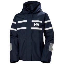 Damska kurtka wodoodporna Helly Hansen Salt Inshore. Niebieskie kurtki damskie Helly Hansen, l, bez kaptura. Za 1,013.00 zł.