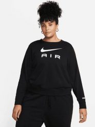 Nike Bluza w kolorze czarnym rozmiar: 3X. Czarne bluzy bez kaptura damskie Nike. Za 277.36 zł.