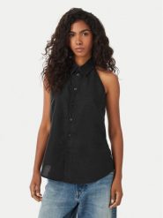 G-Star Raw Top Fluid D29383-E515 Czarny Regular Fit. Czarne topy damskie G-Star Raw, xs, bez wzorów, z lyocellu, bez kołnierzyka. Za 262.99 zł.