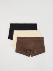 Bokserki Classic z modalem - brązowy. Brązowe bokserki męskie Reserved, bez wzorów. Za 69.99 zł.
