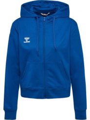 Damska bluza z kapturem zapinana na zamek Hummel Go 2.0 Chevron. Niebieskie bluzy z kapturem damskie HUMMEL, xs, z bawełny. Za 302.50 zł.