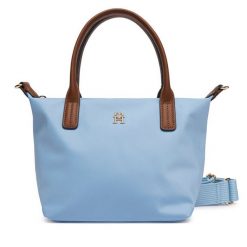 Torebka Tommy Hilfiger. Niebieskie torebki klasyczne damskie Tommy Hilfiger, bez wzorów, bez dodatków. Za 369.99 zł.