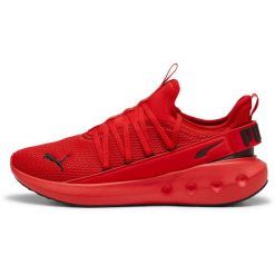 Buty sportowe Puma Softride Carson Fresh. Czerwone buty sportowe na co dzień damskie Puma, bez wzorów, z materiału, do biegania. Za 390.00 zł.