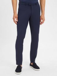 Drykorn Spodnie Mężczyźni Slim Fit Sztuczne włókno niebieski, 94. Niebieskie spodnie materiałowe męskie Drykorn, bez wzorów, z włókna. Za 709.95 zł.