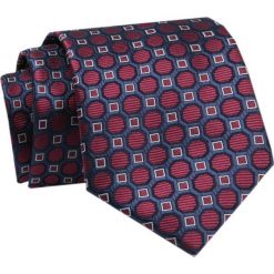 Krawat - ALTIES - Granat i Ciemna Czerwień. Czerwone krawaty i muchy męskie Alties, bez wzorów, z tkaniny, eleganckie. Za 49.00 zł.
