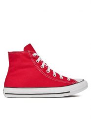 Converse Trampki Chuck Taylor All Star Hi M9621C Czerwony. Czerwone trampki i tenisówki męskie Converse, bez wzorów, z materiału, bez zapięcia. Za 339.99 zł.
