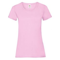 T-shirt damski Fruit Of The Loom Valueweight Roze Claro. Białe t-shirty damskie Fruit of the Loom, s, bez wzorów, z bawełny, bez kołnierzyka. Za 126.99 zł.