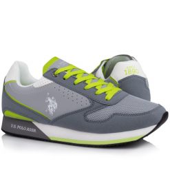 Buty męskie sportowe do chodzenia U.S POLO. Białe buty sportowe na co dzień męskie U.S. Polo Assn., bez zapięcia, trekkingowe. W wyprzedaży za 169.00 zł.