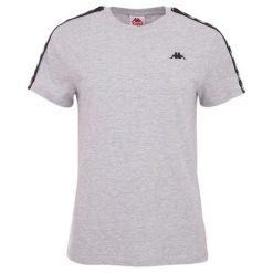 Koszulka damska Kappa Jara szara. Szare t-shirty damskie Kappa, l, bez wzorów, z bawełny, bez kołnierzyka. Za 62.99 zł.