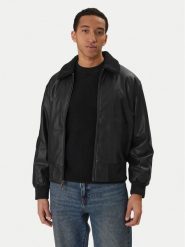 Calvin Klein Jeans Kurtka z imitacji skóry LV04RE403G Czarny Regular Fit. Czarne kurtki męskie Calvin Klein Jeans, m, bez wzorów, z jeansu, bez kaptura. Za 759.99 zł.