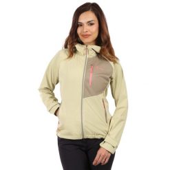 Damska kurtka softshell Kilpi BELTRA-W. Brązowe kurtki damskie Kilpi, l, bez wzorów, z softshellu, bez kaptura. Za 473.69 zł.