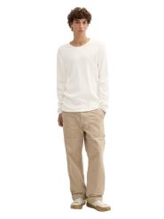 Tom Tailor Denim dzianinowa koszulka z długim rękawem Kobiety Bawełna biały, XL. Białe t-shirty damskie Tom Tailor Denim, xl, bez wzorów, z bawełny, bez kołnierzyka. Za 159.95 zł.