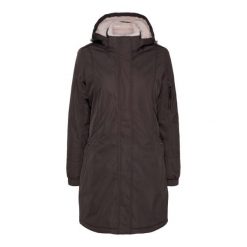 Parka dla kobiet Equipage Jenna. Brązowe parki damskie EQUIPAGE, xl, z aplikacjami, z poliesteru. Za 724.00 zł.