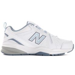 Buty sportowe New Balance WX608EN5 białe. Białe buty sportowe na co dzień damskie bez wzorów, z materiału. Za 611.45 zł.