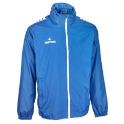 Kurtka męska Derbystar Allwetterjacke Madrid v25. Niebieskie kurtki męskie DERBYSTAR, m, bez wzorów, z materiału, z kapturem. Za 211.29 zł.