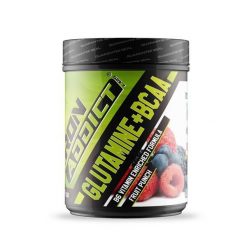 BCAA z Glutamina - 500 g Fruit Punch Iron Addict Labs. Bluzki sportowe damskie IRON ADDICT LABS, l, ze skóry, bez kołnierzyka, bez ramiączek. Za 79.55 zł.