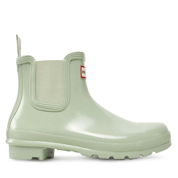 Kalosze Hunter. Zielone kalosze damskie Hunter, bez wzorów. Za 249.99 zł.