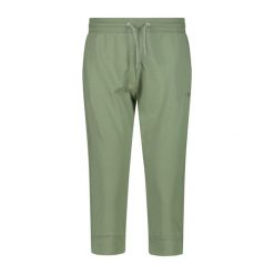 Spodnie dresowe 3/4 damskie CMP. Zielone spodnie sportowe damskie CMP, uniwersalny, z dresówki, na fitness i siłownię. Za 175.50 zł.