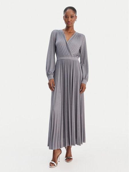 Marella Sukienka koktajlowa Mallo 2613621031 Szary Regular Fit. Szare sukienki damskie Marella, l, bez wzorów, z wiskozy, wizytowe, bez kołnierzyka, bez ramiączek. Za 1,329.00 zł.