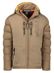 ANAPURNA Kurtka zimowa "Beachana" w kolorze jasnobrązowym rozmiar: XXL. Brązowe kurtki męskie ANAPURNA, na zimę, xxl, z aplikacjami, bez kaptura. Za 283.48 zł.
