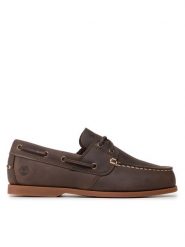 Timberland Półbuty Cedar Bay Boat Shoe TB0A29YG931 Brązowy. Brązowe półbuty męskie Timberland, ze skóry, bez zapięcia. Za 349.99 zł.