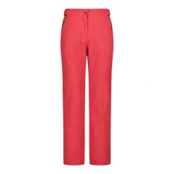 Spodnie damskie narciarskie CMP 3W18596N. Czerwone spodnie dresowe damskie CMP, na zimę, xs, bez wzorów. Za 499.99 zł.