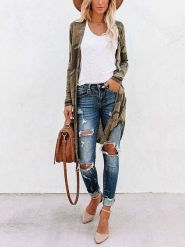 Milan Kiss Kardigan w kolorze khaki rozmiar: S. Brązowe kardigany damskie Milan Kiss, s, bez wzorów. Za 156.61 zł.