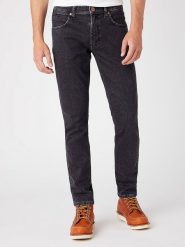 Wrangler Dżinsy - Slim fit - w kolorze antracytowym rozmiar: W27/L32. Czarne jeansy męskie Wrangler. Za 118.28 zł.
