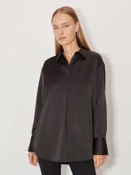 Someday Bluzka "Zanza" w kolorze czarnym rozmiar: 38. Czarne bluzki damskie Someday, bez wzorów, bez kołnierzyka, bez ramiączek. Za 130.50 zł.