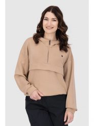 Alife and kickin Bluza "Majvi" w kolorze beżowym rozmiar: XL. Brązowe bluzy z kapturem damskie Alife and Kickin, xl. Za 87.81 zł.