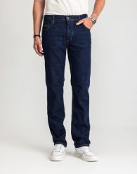 Męskie Spodnie Jeansowe Mustang Style Washington Straight Denim Blue 1017119 5000 901. Niebieskie spodnie materiałowe męskie Mustang, bez wzorów, z denimu. Za 199.99 zł.
