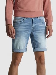 PME Legend Szorty dżinsowe w kolorze niebieskim rozmiar: W31. Niebieskie szorty męskie PME Legend, z jeansu, bez kołnierzyka. Za 206.45 zł.