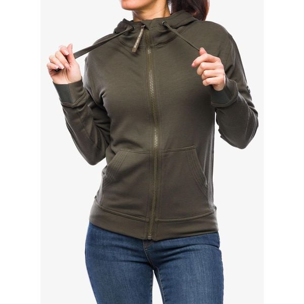 Bluza rozpinana damska Super.natural Solution Hoodie. Zielone bluzy bez kaptura damskie Super.natural. Za 581.99 zł.