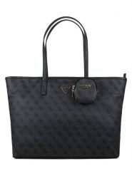 Guess Torebka w kolorze czarnym - 39 x 31 x 15 cm rozmiar: onesize. Czarne torebki klasyczne damskie Guess, z aplikacjami, z materiału, bez dodatków. Za 469.99 zł.